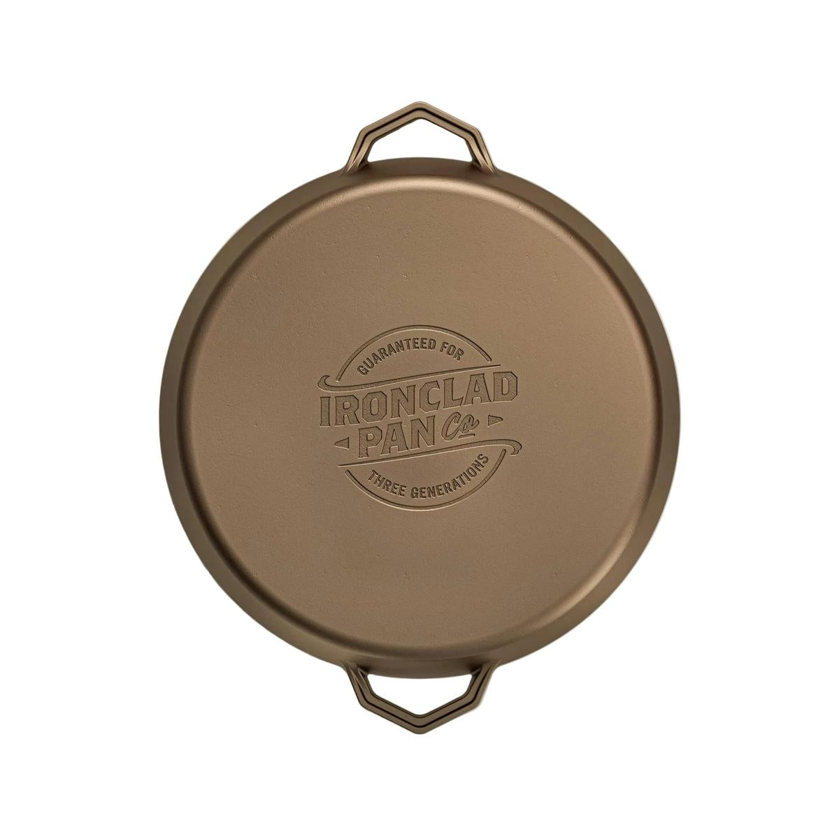 Ironclad Co 36cm Seasoned Cast Iron Grande Legacy Pan