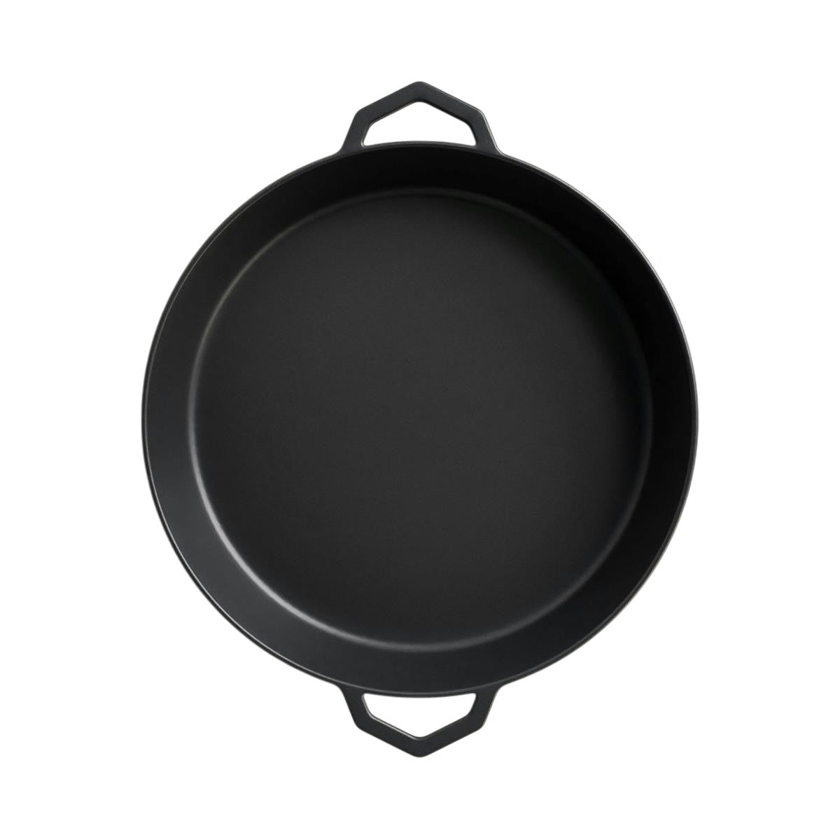 Ironclad Co Grande Legacy Pan Satin Enamel Antique Black  36cm