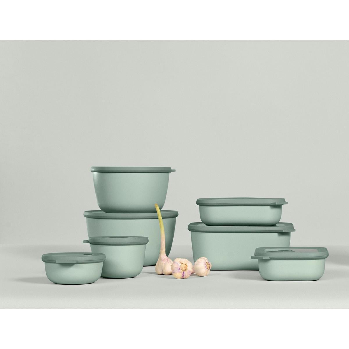 Mepal Multi Bowl Cirqula Rectangular 2000ml - Nordic White