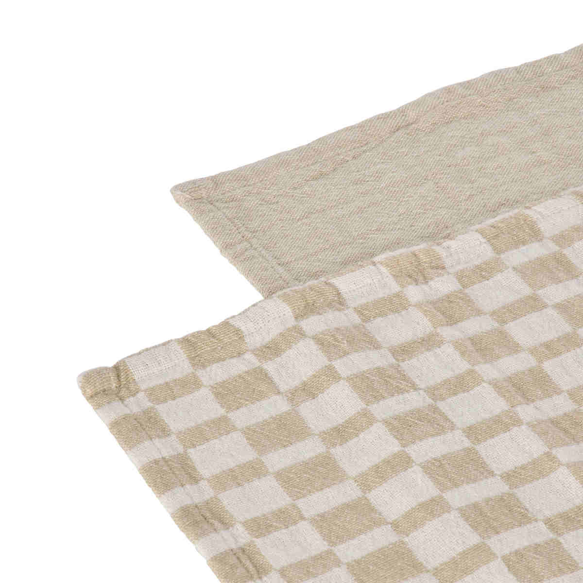 Davis & Waddell Heritage Check Cotton Tea Towel 2pcs Set | Minimax