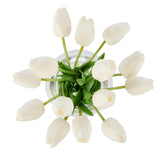 Rogue Tulip Bunch-Sphere Vase White 20x23x19cm