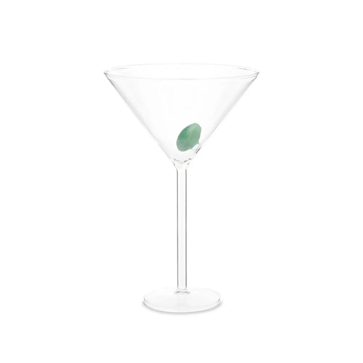 Maison Balzac Martini Glass Clear with Green Olive 120ml | Minimax