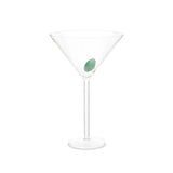 Maison Balzac Martini Glass Clear with Green Olive 120ml | Minimax