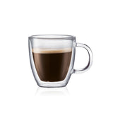 Bodum Bistro Espresso Mug with Handle 150ml (Set of 2) | Minimax