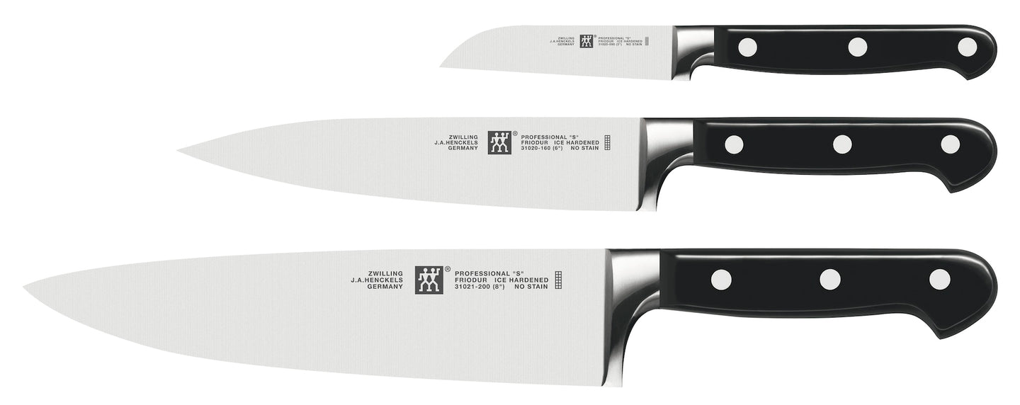 Zwilling Professional 'S' 3pc Knife Set