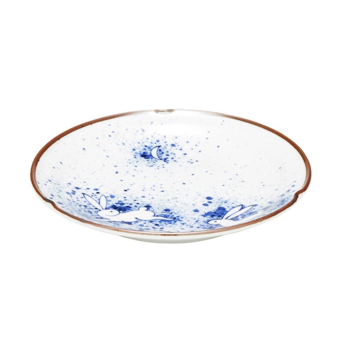 22cm Tsukiusagi Rabbit Plate - Minimax