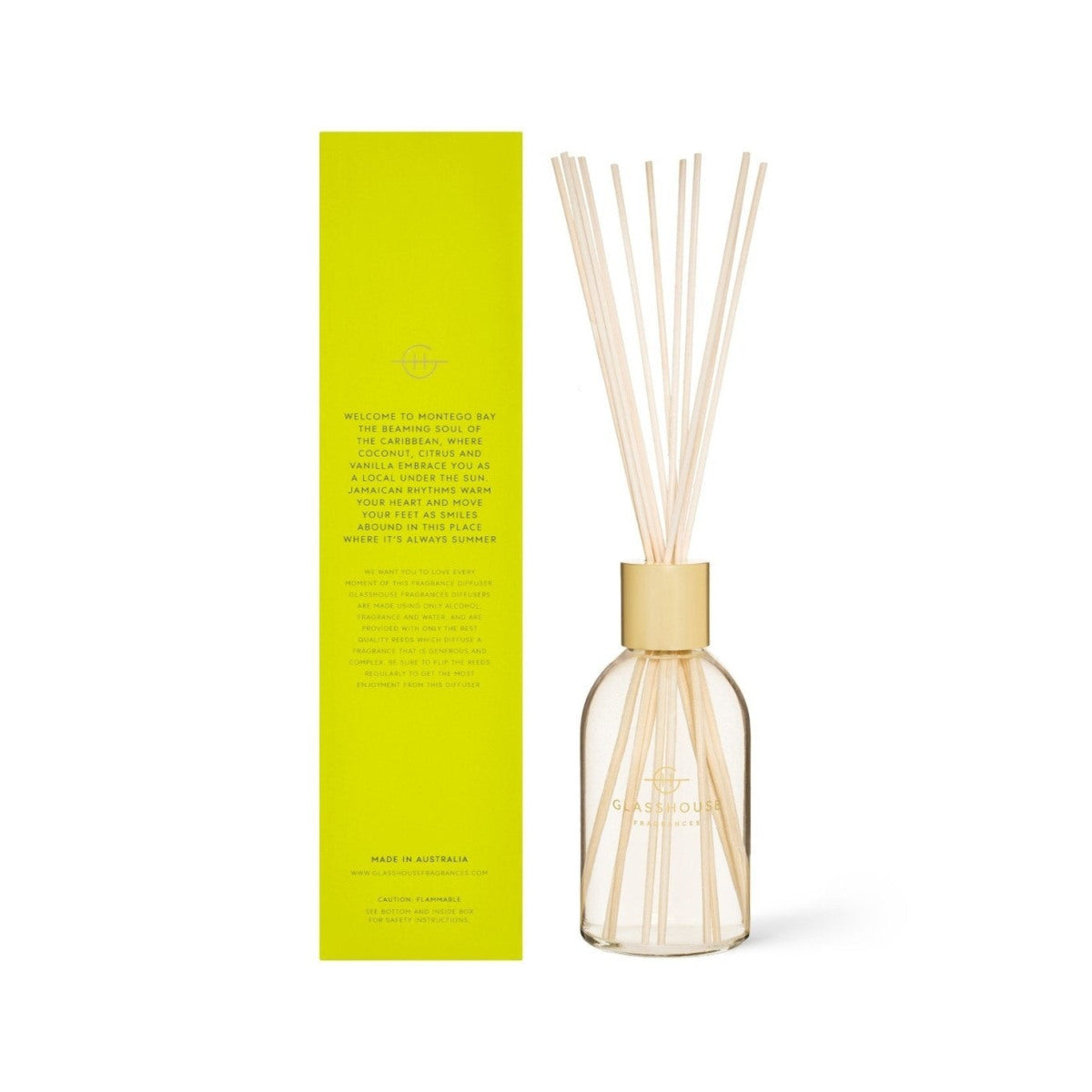 Glasshouse Fragrances Montego Bay Rhythm Diffuser 250ml