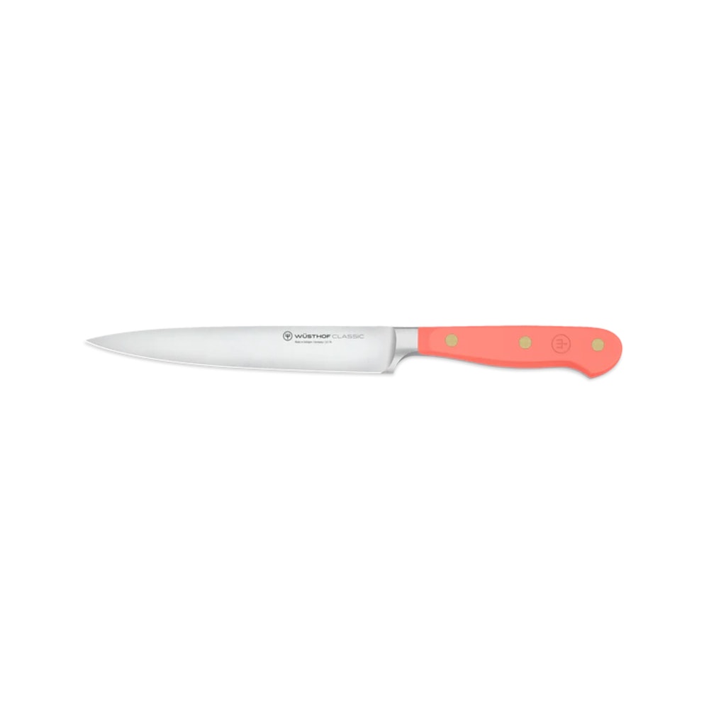 Wusthof Classic Colour Coral Peach Utility Knife 16cm