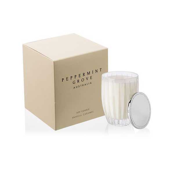 Peppermint Grove Australia Vanilla Caramel Candle 370g | Minimax