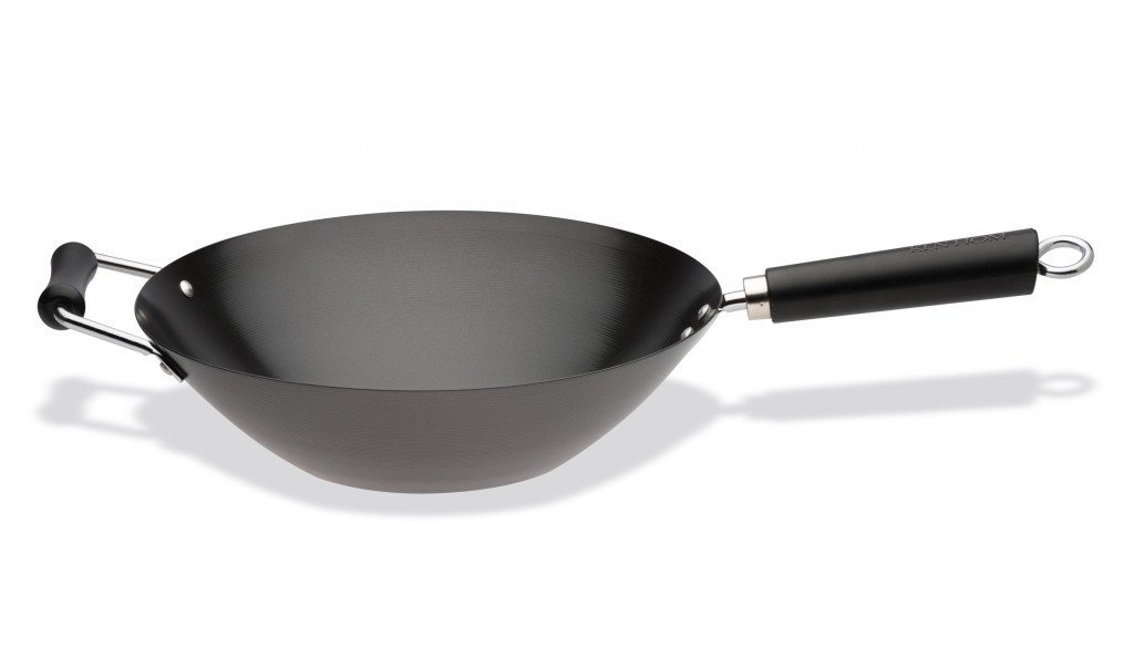 Ken Hom Non-Stick Carbon Steel Wok 35cm | Minimax