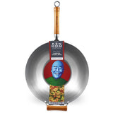 Ken Hom Carbon Steel Wok 36cm | Minimax