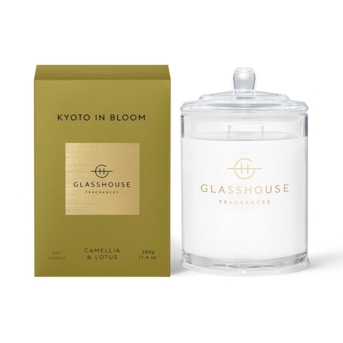 Glasshouse Fragrances Kyoto In Bloom Candle 380g
