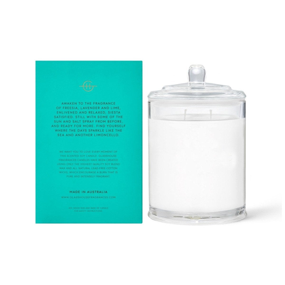 Glasshouse Fragrances Lost In Amalfi Candle 380g