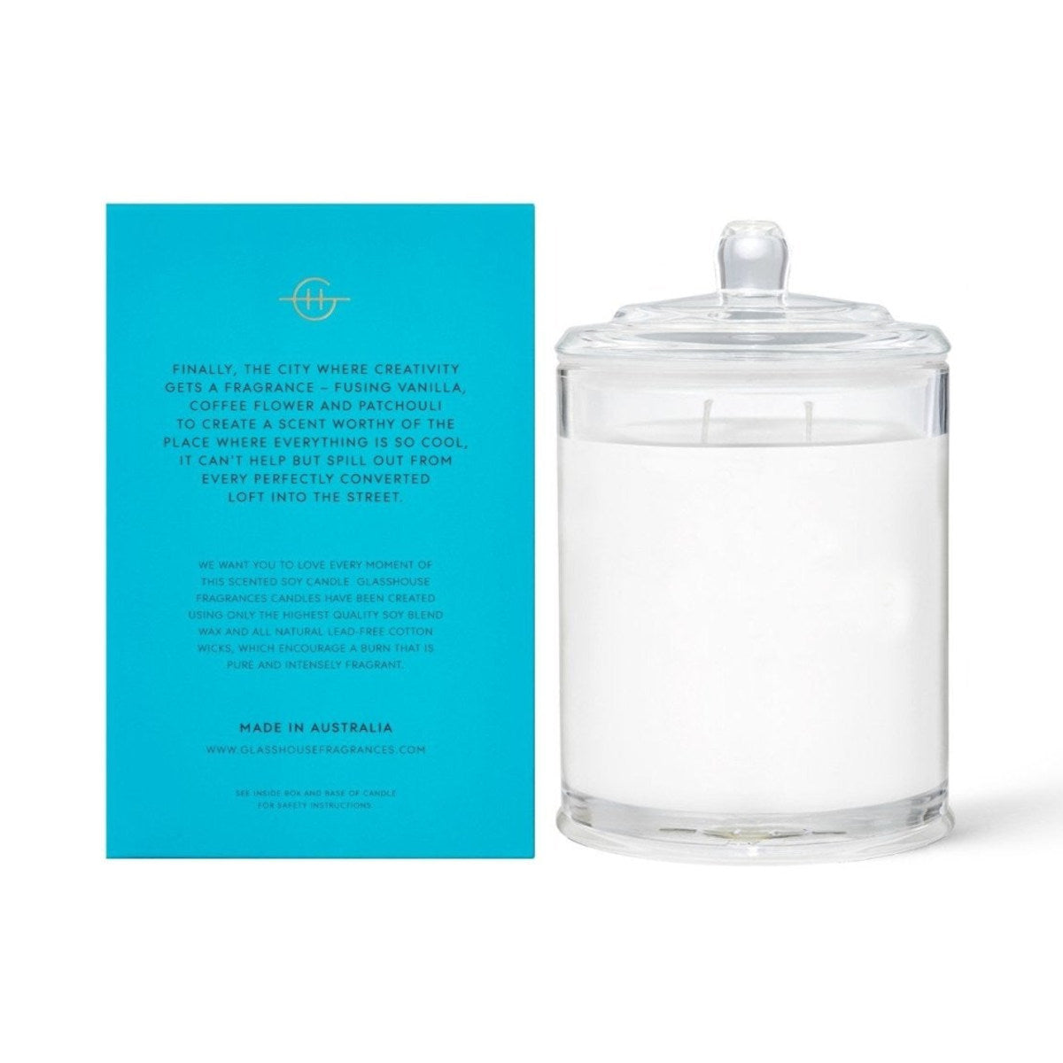 Glasshouse Fragrances Melbourne Muse Candle 380g | Minimax