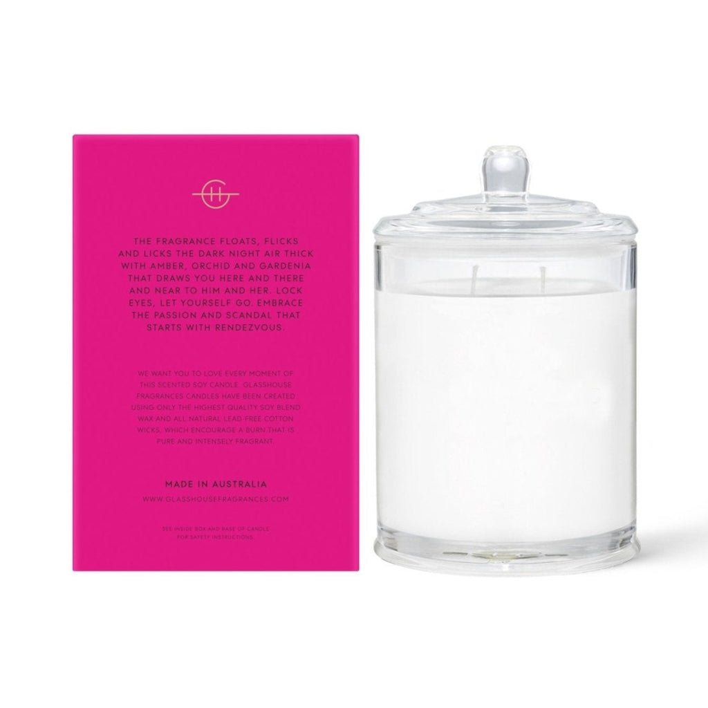 Glasshouse Fragrances Rendezvous Candle 380g Minimax