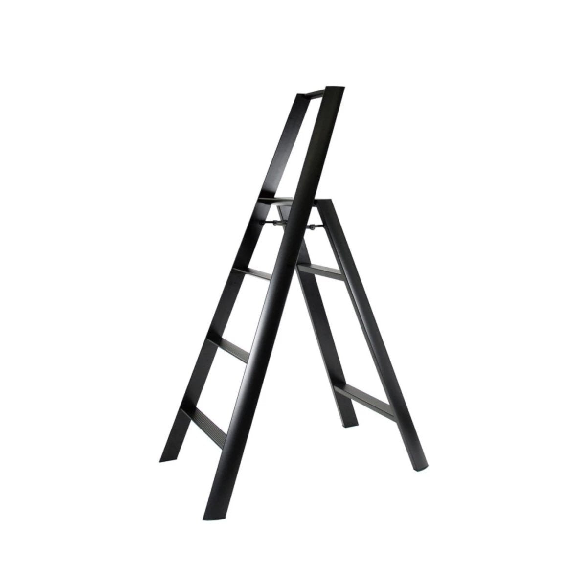 4 Step Ladder Black - Minimax