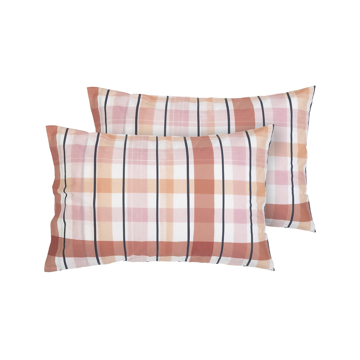 Ecology Dream Standard Pillowcase Pair- Isla Check