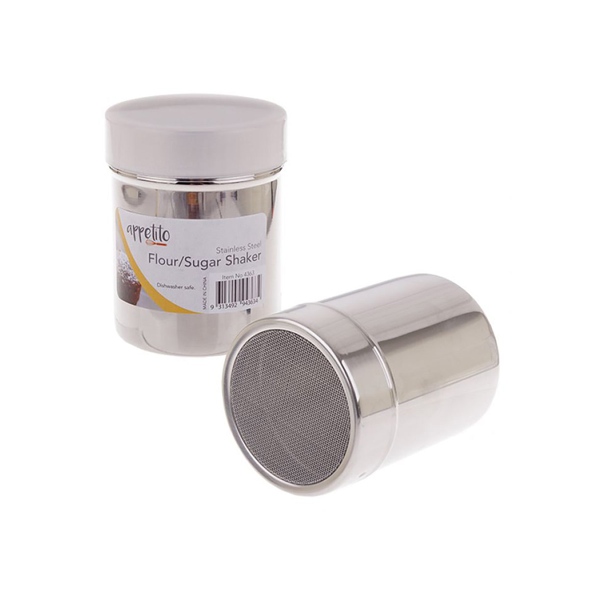 Appetito Stainless Steel Flour/Sugar Shaker | Minimax