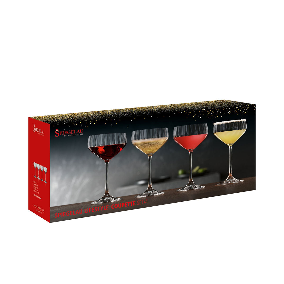 Spiegelau Lifestyle Coupette Glass 310ml (Set of 4) | Minimax