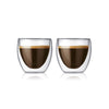Bodum Pavina Espresso Double Wall Glasses 80ml (Set of 2) | Minimax