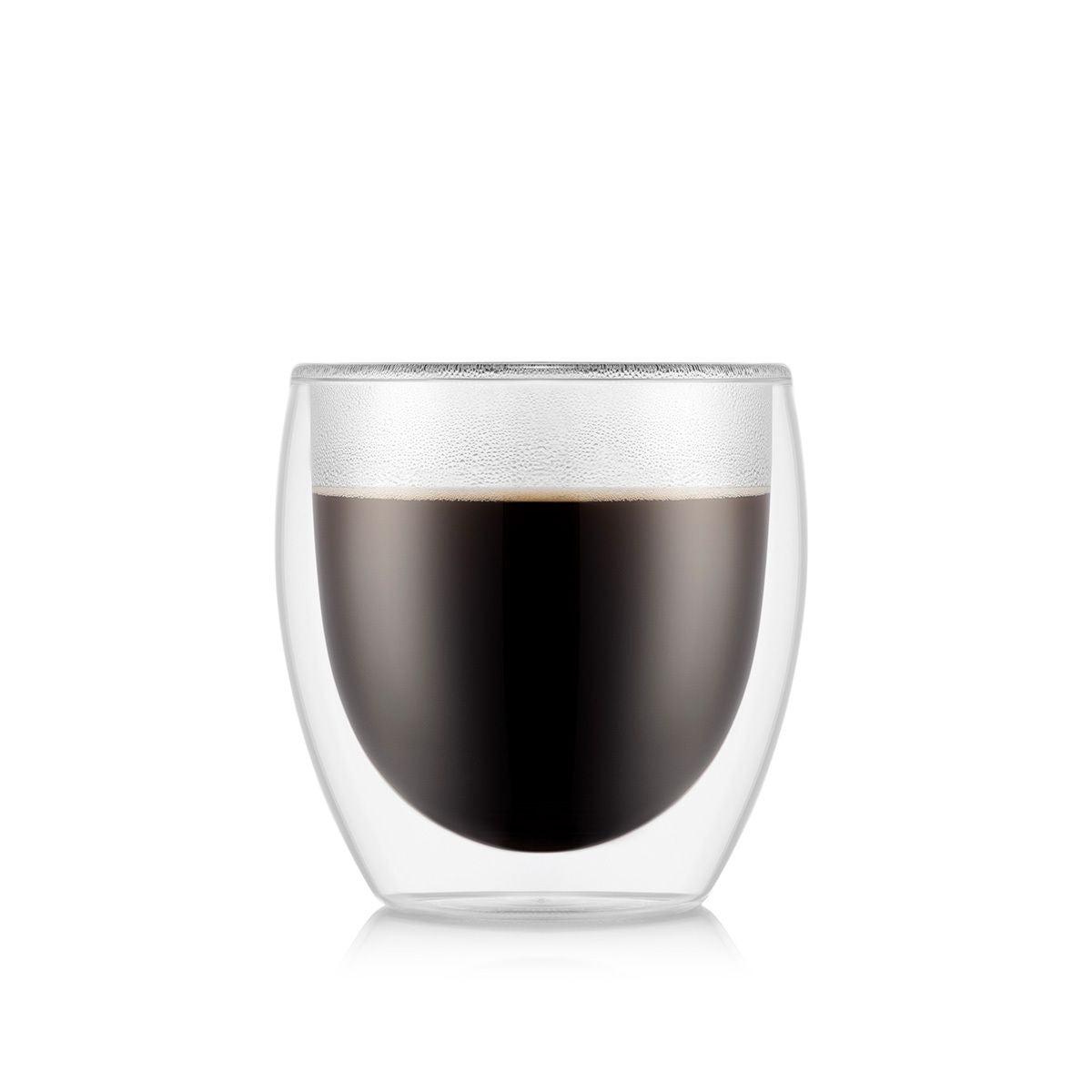 Bodum Pavina Latte Glasses 250ml (Set of 2) | Minimax