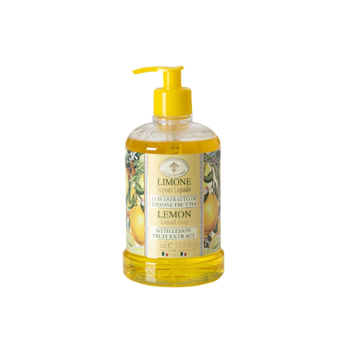 Saponificio Artigianale Fiorentino Lemon Liquid Soap 500ml | Minimax