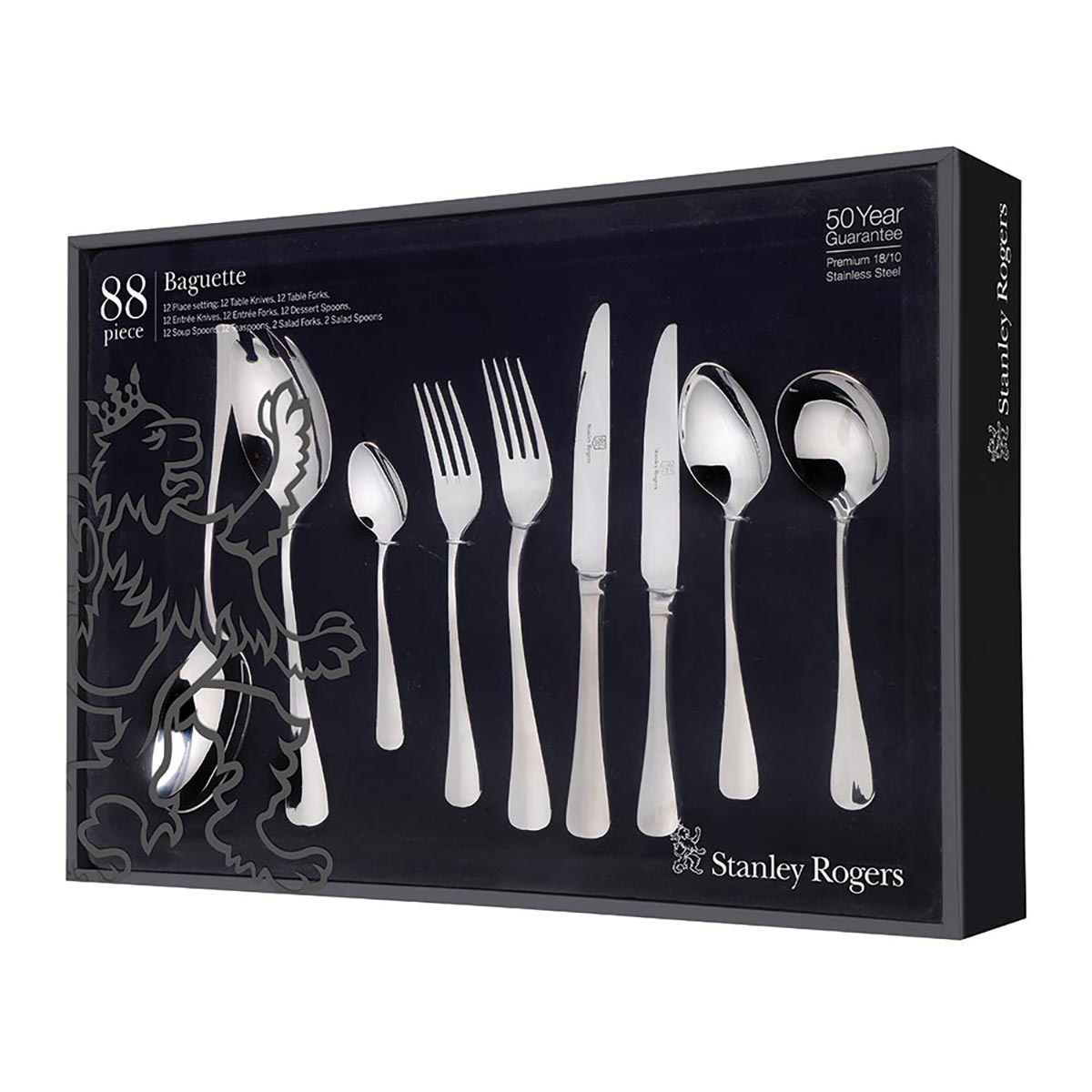 Stanley Rogers Baguette Cutlery Set 88 Piece | Minimax