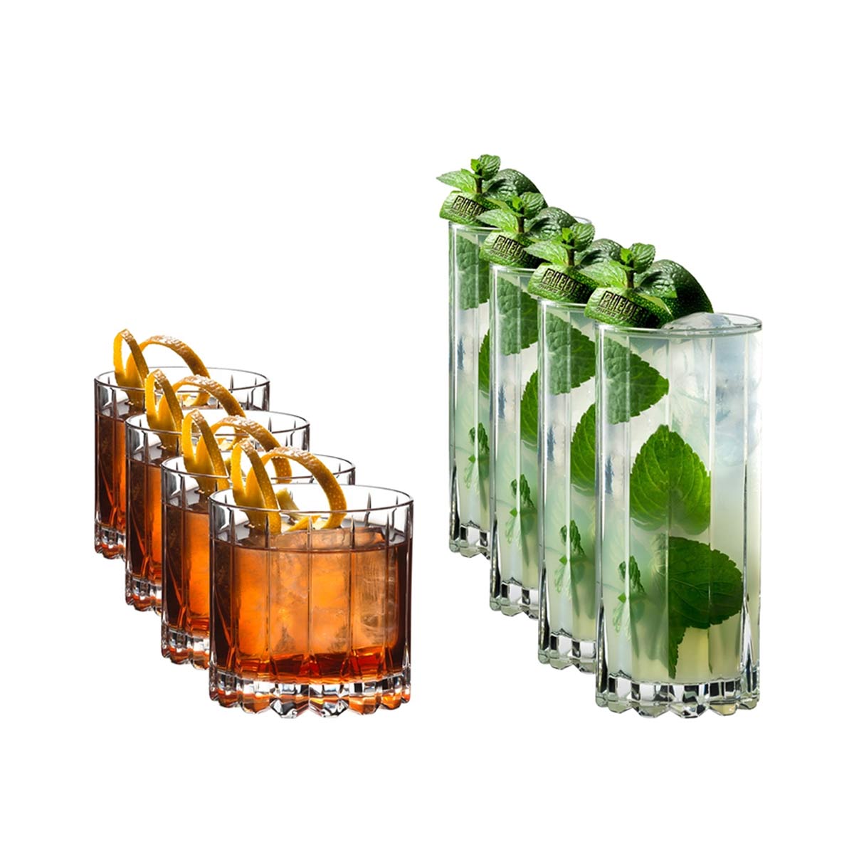 Riedel Drink Specific Glassware Highball & Rocks Tumbler Set of 8 | Minimax