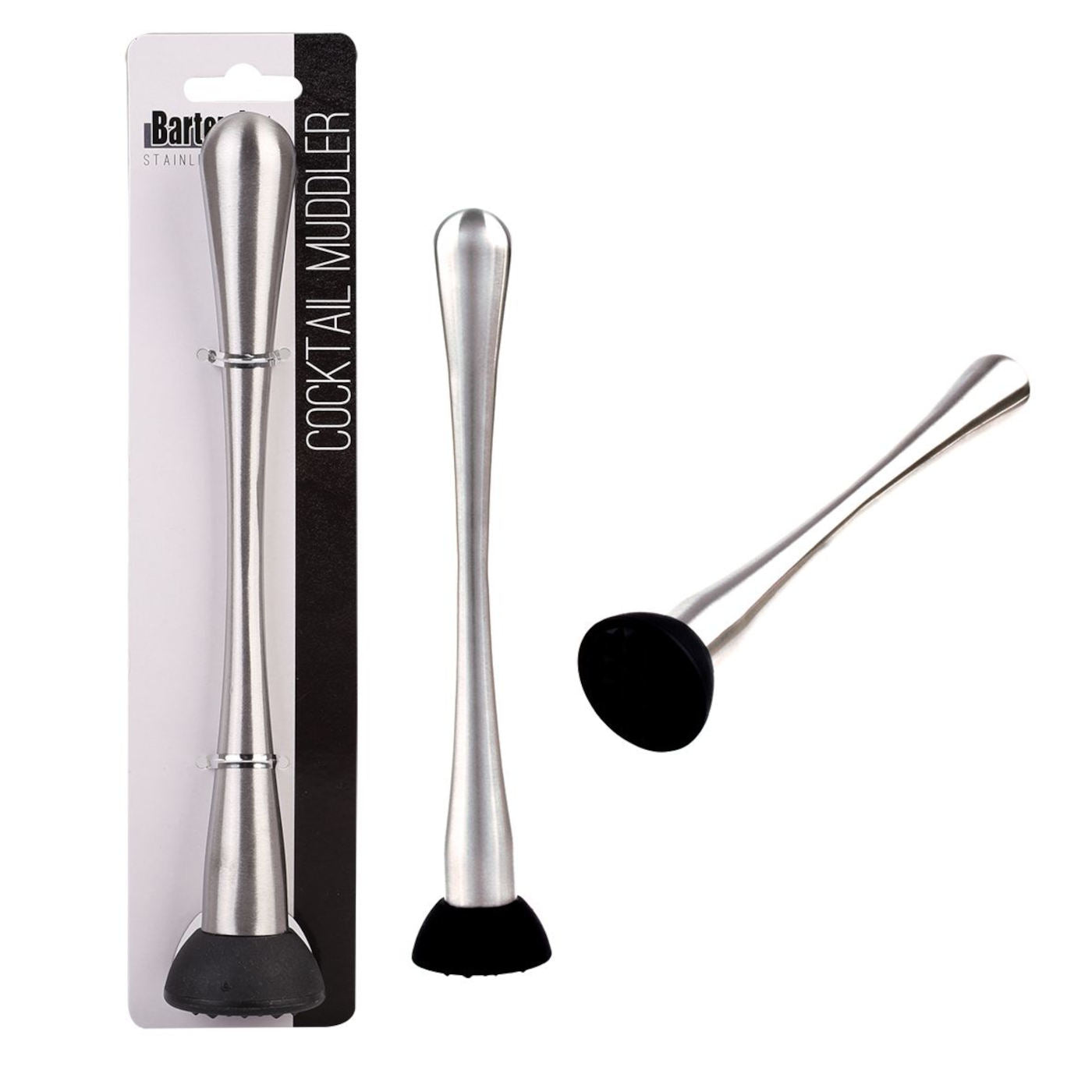 Bartender Stainless Steel Cocktail Muddler 22cm | Minimax