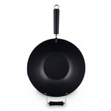Ken Hom Non-Stick Carbon Steel Wok 35cm | Minimax