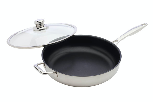 Swiss Diamond Clad Non-stick XD Induction Chef Pan with Lid 32cm 5L