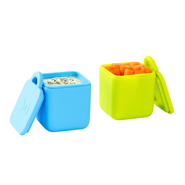 Omie OmieDip Containers Blue & Lime Set of 2