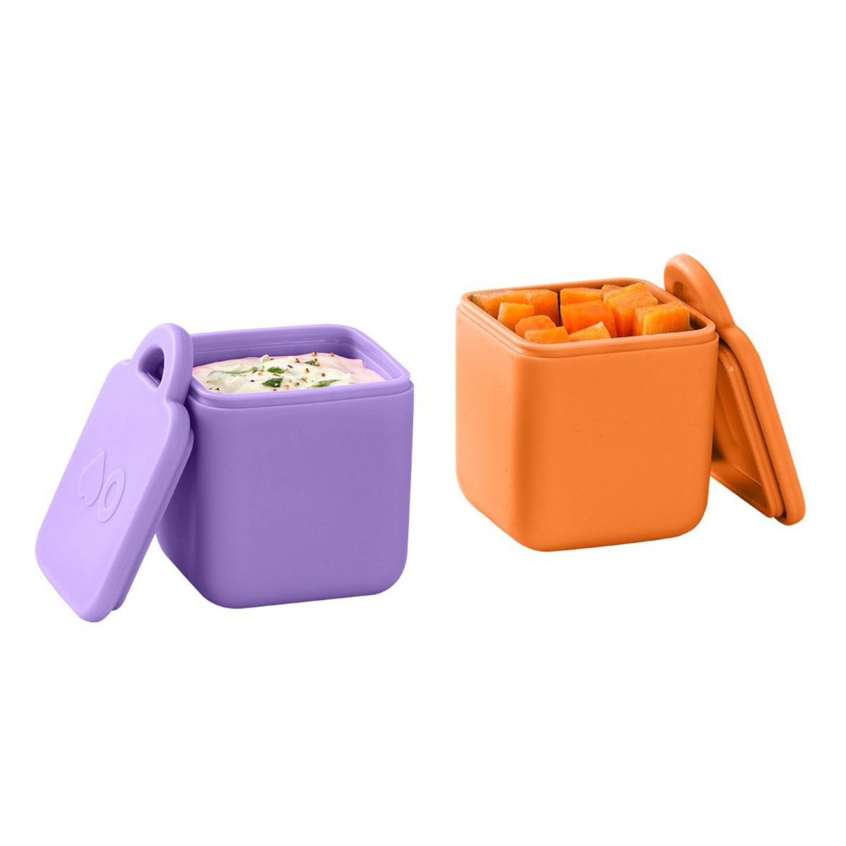 Omie OmieDip Container Purple & Orange Set of 2