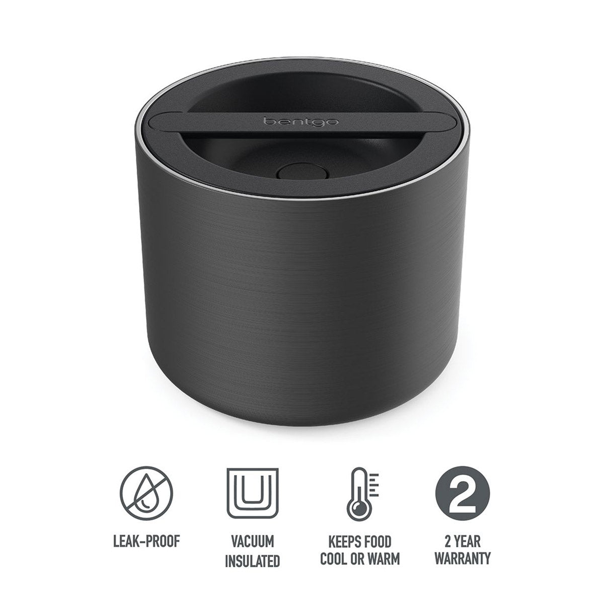 Bentgo Stainless Steel Insulated Food Container Black 560ml | Minimax