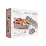 Bentgo Stainless Steel Leak-Proof Lunch Box Rose Gold 1.2L | Minimax