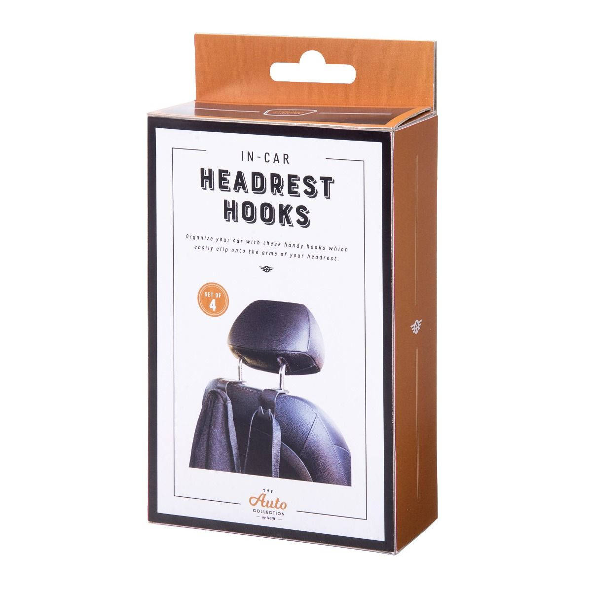 Auto Collection In Car Head Rest Hooks Set of 4 | Minimax