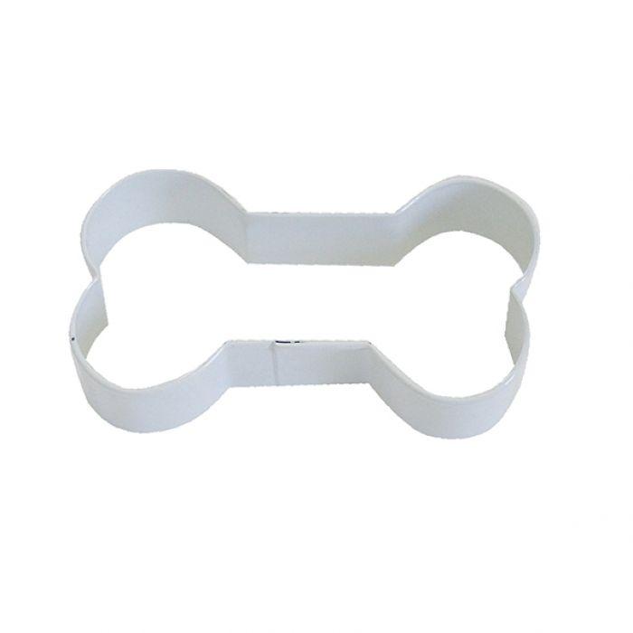 9cm Dog Bone White Cookie Cutter - Minimax