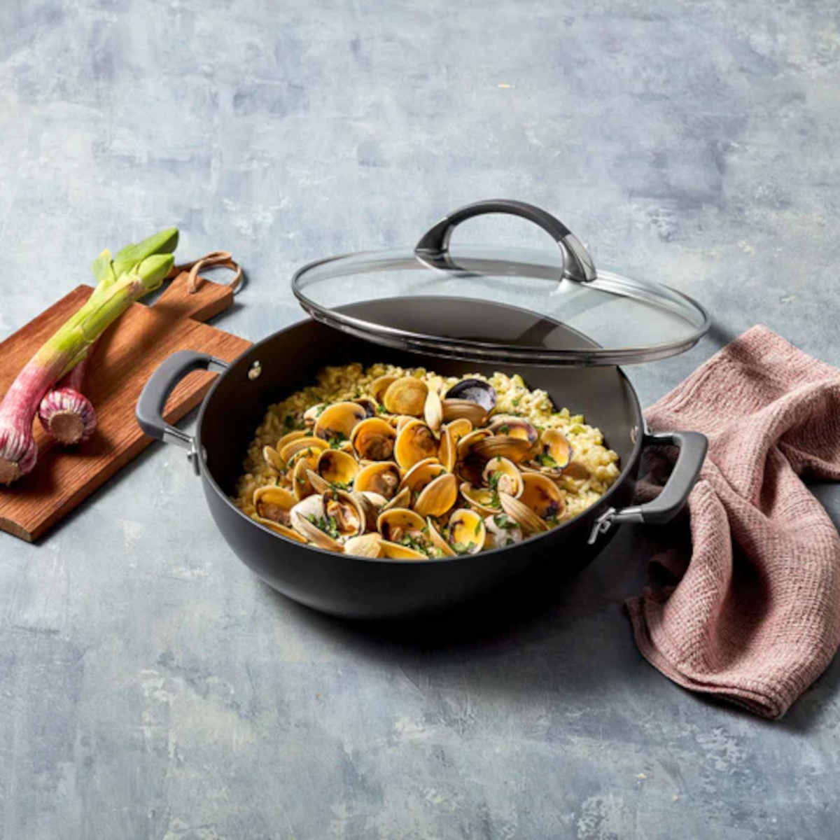 Anolon Endurance+ Nonstick Induction Covered Risotto 30cm (5.2L) | Minimax