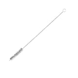 Avanti Stainless Steel Straws with Brush Precious Metal Set of 4 | Minimax