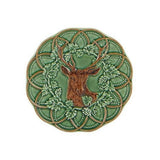 Bordallo Pinheiro Deer Plate Vine Green 16.5cm | Minimax