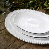 Costa Nova Oval Platter Pearl White 50cm | Minimax