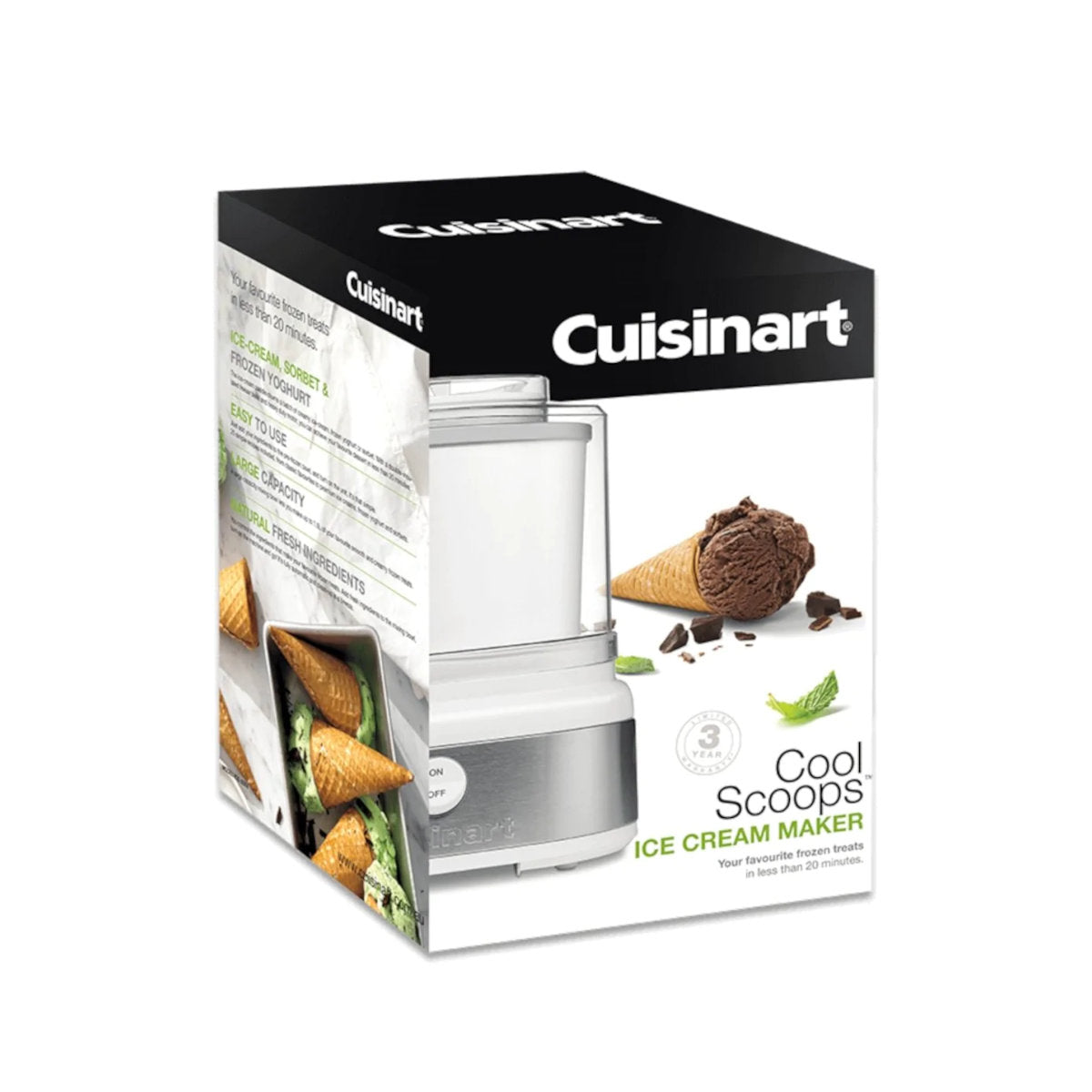 cuisinart ice cream & frozen yoghurt maker