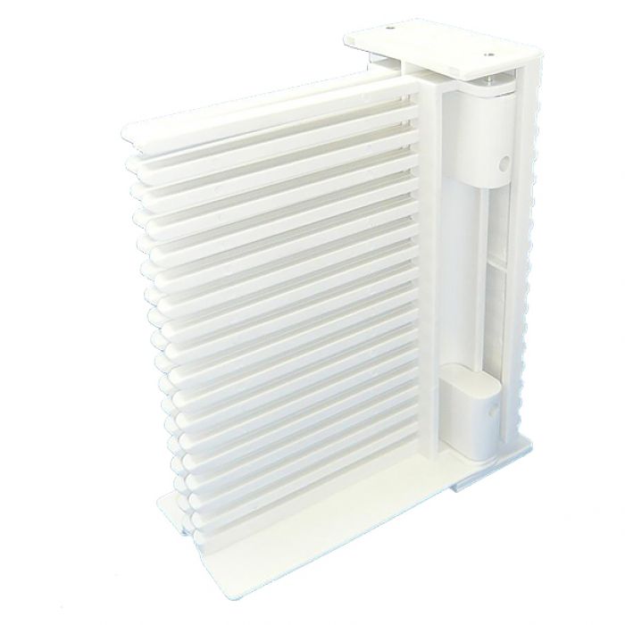 Appetito Bread Slicer Cutting Guide White with slotted sides for even bread slices