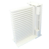 Appetito Bread Slicer Cutting Guide White with slotted sides for even bread slices