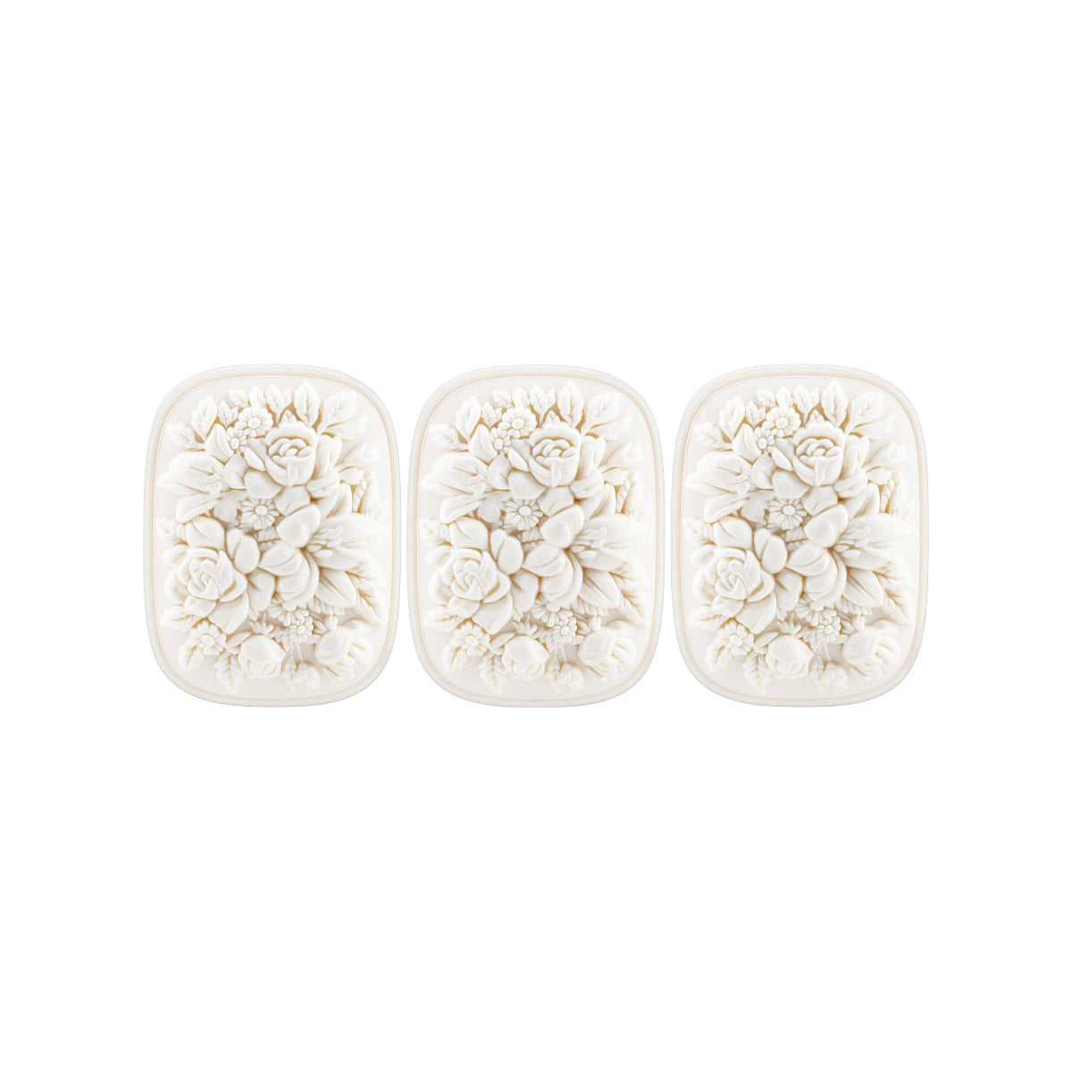 Saponificio Artigianale Fiorentino Peony Boxed Soap Bouquet Rectangular 125g (Set of 3) | Minimax