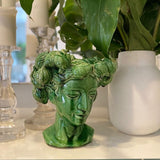 Mediterranean Market Lemon Green Head Vase | Minimax