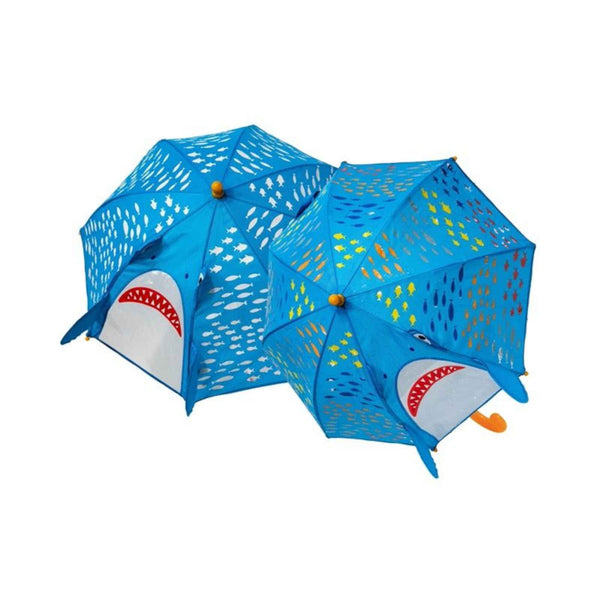 Floss & Rock Colour Changing Shark 3D Umbrella | Minimax
