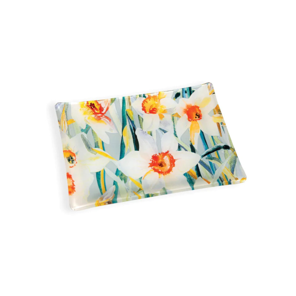 Fragonard Flower of the Year Narcisse Glass Soap Dish | Minimax
