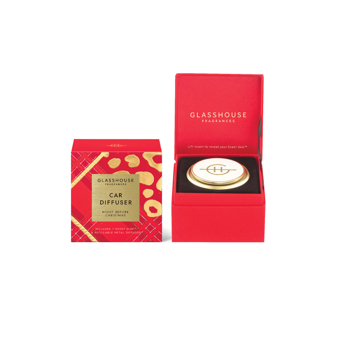 Glasshouse Fragrances Night Before Christmas Car Diffuser }Glasshouse Fragrances Night Before Christmas Car Diffuser | Minimax