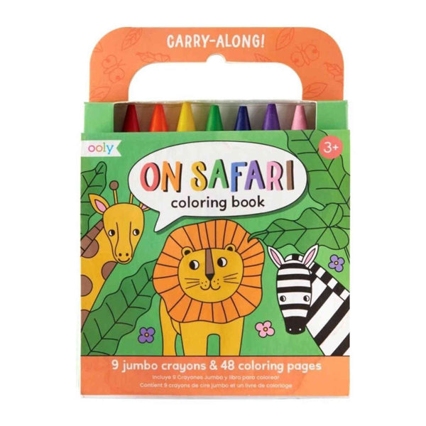 Ooly Carry Along On Safari Colouring Book